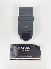 Promaster FTD 5200 Shoe Mount Flash Automatic Flash Unit w/ Instructions Tested