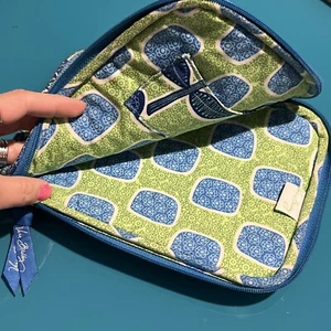 Vera Bradley Soft Zip Up Tablet Ipad Case Padded Quilted Doodle Daisy Retired - Picture 1 of 13