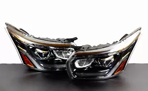 Perfect! Genuine! 2020-2025 Ford Transit Bi-Xenon HID Headlight Set Chrome OEM - Picture 1 of 24