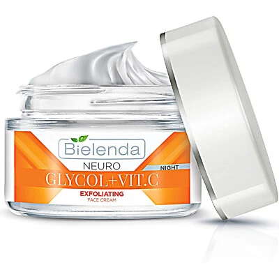 Bielenda Neuro Glycol + Vit C Peeling Nacht Gesichtscreme - 50 ml