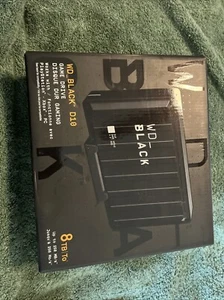 Disque dur portable externe USB 3.2 Gen 1 WD NOIR D10 8 To - boîte ouverte !!️🔥✅ - Photo 1/3