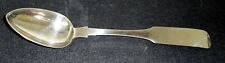 Large Antique Early 19th Century Fine Coin Silver Serving Spoon Signed C. ROKOHL