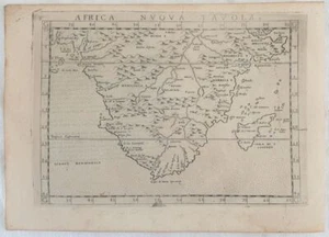 AFRIKA NEUE TABELLE SÜDAFRIKA GIROLAMO RUSCELLI 1574 MADAGASKAR - Bild 1 von 7