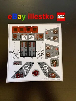 LEGO STICKER SHEET Chima Worriz Combat Lair 70009 STICKER SHEET ONLY - Image 1 of 2