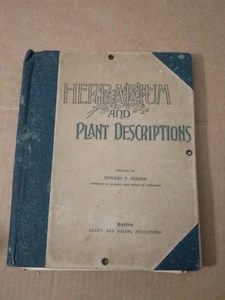 Antique HERBARIUM AND PLANT DESCRIPTIONS Designed Edward T. Nelson Completed - Picture 1 of 24