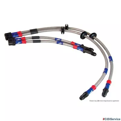 Kit Tubi Freno Alte Prestazioni in Treccia d'Acciaio EBC VW Golf VII GTI e R - Immagine 1 di 3
