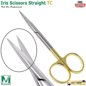 NUOVO TEDESCO TC Iris forbici 4,5" strumenti di chirurgia dentale dritti" - Foto 1 di 2