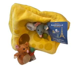 Peluche formaggio avventura Disney Parks Epcot Remy's Ratatouille con Remy ed Emile - Foto 1 di 7