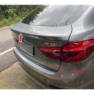 Painted Fit For BMW X6 F16 F86 SUV xDrive 35i P Type Trunk Spoiler ABS - Picture 1 of 11