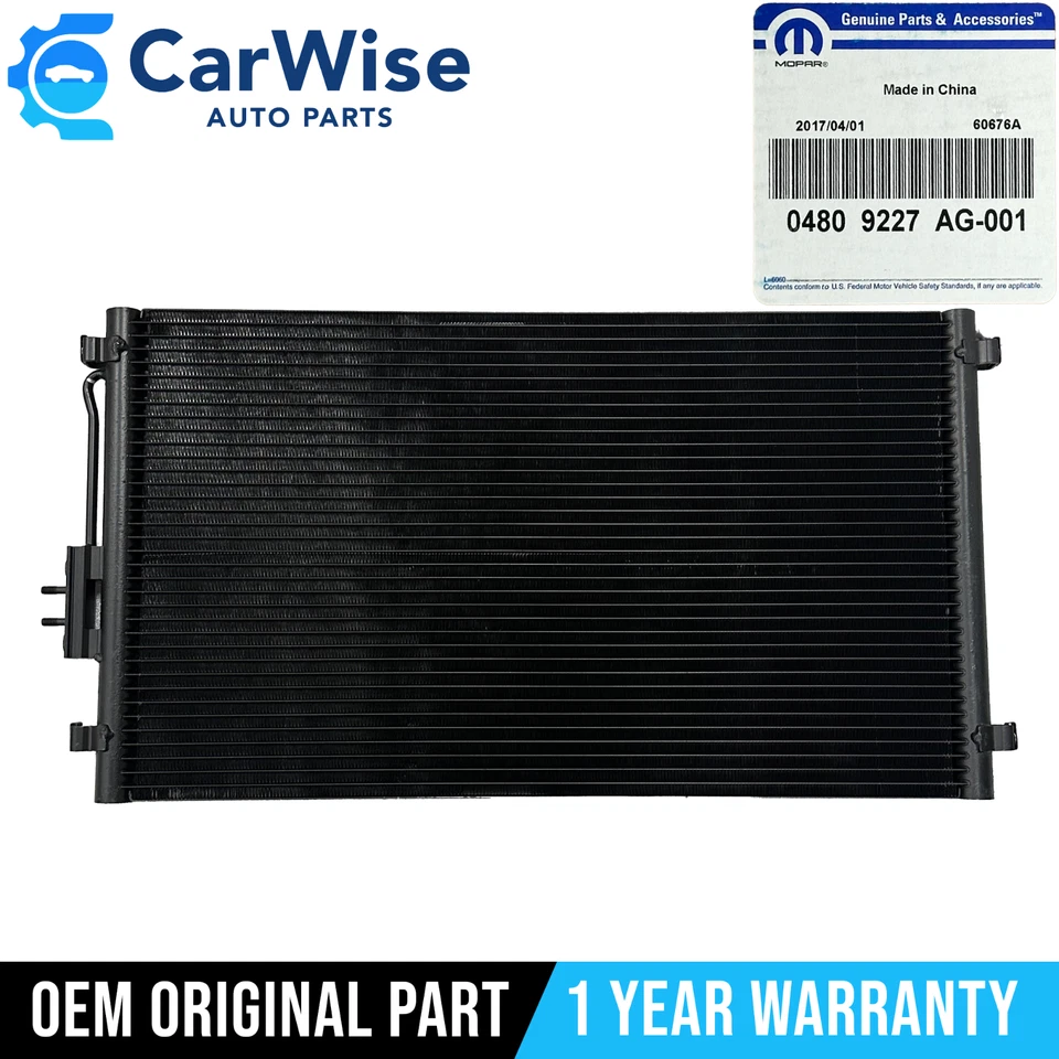 NEW OEM 2001-04 Chrysler Town & Country Dodge Caravan Air Conditioning Condenser - Image 1 of 4