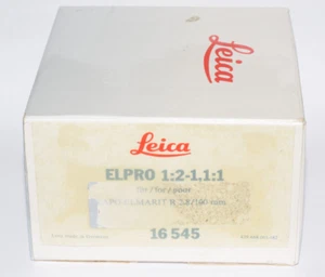 Leica ELPRO 1:2-1:1 16545 per APO-MACRO-ELMARIT-R 100mm f/2.8 E60 come nuova scatola - Foto 1 di 4