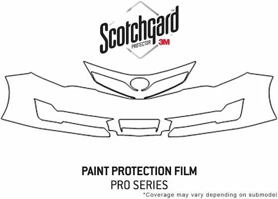 2012-2014 Camry Paint Protection Full Kit Clear Bar Film. - Image 1 of 4