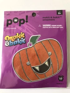 MAKIT & BAKIT HALLOWEEN VAMPIR JACK O' LATERNE SONNENFÄNGER ORNAMENT KIT NEU IN VERPACKUNG - Bild 1 von 3