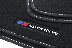 Sportline Fußmatten für BMW 3er F30 F31 M3 Limo Touring Kombi 2012-02/2019