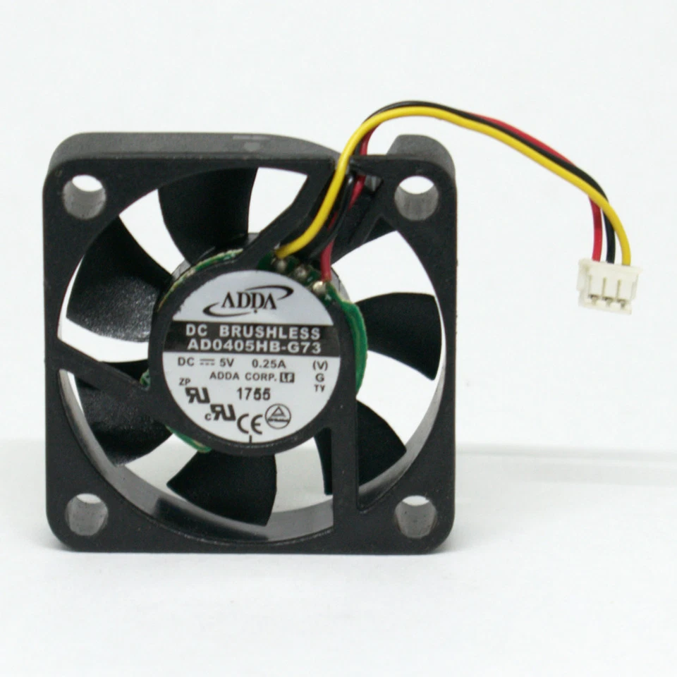 10pcs ADDA AD0405HB-G73 40x40x10mm 4010 5V 0.25A 3pin 7 Blades DC Brushless Fan - Image 1 of 4