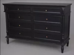 Dresser and Mirror - Antique black - Picture 1 of 2