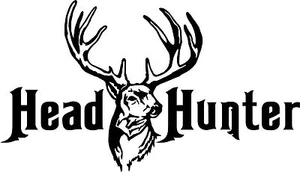 Whitetail Deer Head Hunter Hunting Gun Bow Truck Window Vinyl Decal Sticker - Bild 1 von 2