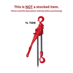 CMCO - COFFING G SERIES RATCHET LEVER HOIST - 3/4 TON CAPACITY - SINGLE PAWL - Picture 1 of 4
