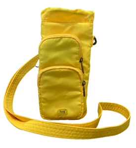 Lug Huggie Crossbody Trinkflaschenhalter hellgelb Tasche mit Riemen - Bild 1 von 18