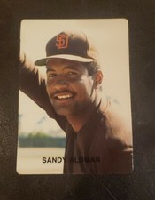 1989 PREVIEW Rob Broder Baseball Card #2 Sandy Alomar San Diego Padres Oddball