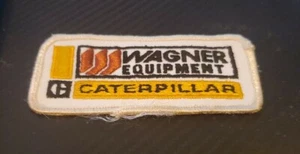 VINTAGE Wagner Equipmemt Caterpillar PATCH Biker JACKET VEST SEW ON Patch CAT - Picture 1 of 3