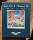 LIBERTY Classic Wooden Jigsaw Puzzle Red Sleigh...Winter 551 pieces MINT