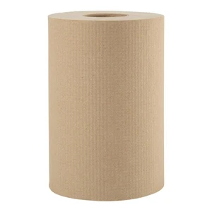 Toallas de papel Boardwalk 6252 enrolladas, 8" x 350 pies, 1 capa natural (estuche de 12... - Imagen 1 de 5