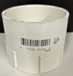 Charlotte Pipe 3 in. Schedule 40 PVC DWV NPT Female Adapter White PVC001011200HA - Picture 1 of 4