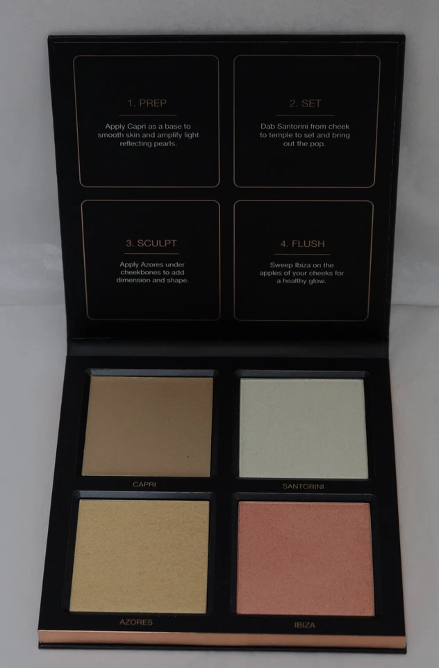100 Authentic Huda Beauty 3d Highlighter Palette Pink Sands