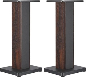 MECCANIXITY Supporti per Altoparlanti in Grana di Legno 1 Paio 23,6 Pollici (60cm) 60cm, Marrone - Foto 1 di 7