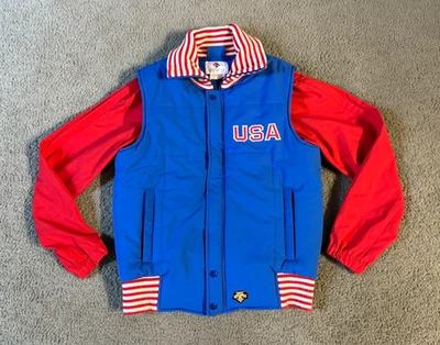 VTG Descente USA Men's Zip Front Jacket - Size Small - Made in Japan - Image 1 of 4