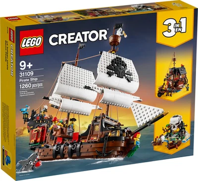 LEGO Creator 3-in-1 Pirate Ship (31109) 🏴‍☠️ NEW SEALED RETIRED 🎁 - Image 1 of 4