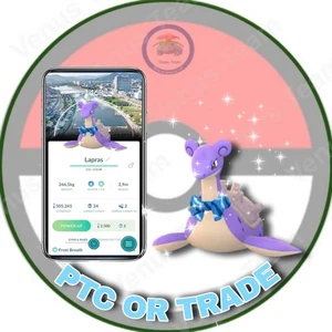 Pokémon Go✨Shiny Lapras Scarf Summer Water Festival 2025 Background✨PTC 80k Dust - Picture 1 of 5