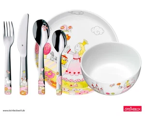 WMF Prinzessin Annelie Vajilla Niño Set 6-teilig con Grabado Personalizada - Imagen 1 de 17