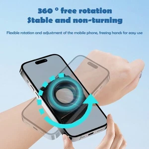 Hands-free Phone Holder 360-degree Phone Holder Phone Holder Wristband - Photo 1 sur 10