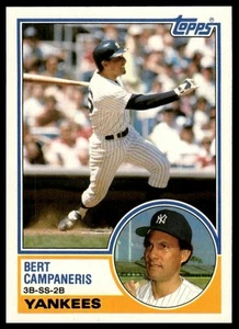 1983 Topps Traded #18T Bert Campaneris - Bild 1 von 2