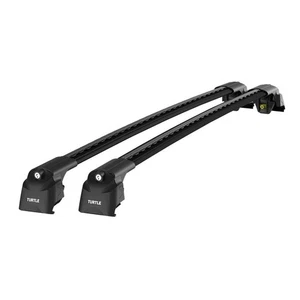 For Opel ZAFIRA B 2005-2011 Roof Rack Cross Bars Black Flush Rails - Picture 1 of 15