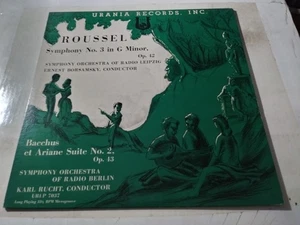 Ernest Borsamsky & Karl Rucht - ROUSSEL NM Original Mono URANIA LP Record 1952 - Picture 1 of 5