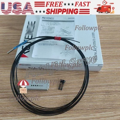 Fiber Optic Sensor Equipped Without Lens For KEYENCE FU-10 FU10 - Image 1 of 4