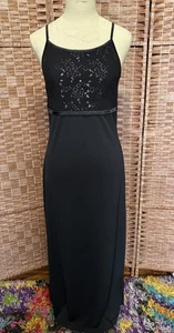 Vintage Y2K 90s Byer Too Whimsygoth Fairy Evening Dress Glitter Gown USA Large - Picture 1 of 11
