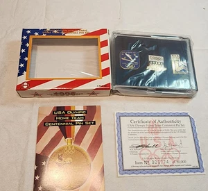 Vintage 1996 Limited Edition USA Olympic Home Team Centennial 3-Pin Set, Placid - Bild 1 von 10
