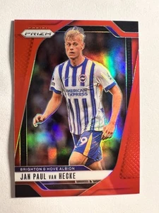 2024-25 Panini Prizm EPL Jan Paul van Hecke 184 Red Prizm 069/199 Brighton - Picture 1 of 2