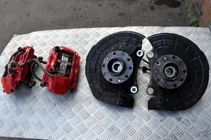 Alfa Romeo 159 3.2 Giulietta front brake calipers pair 4-pot Brembo 330mm + hubs - Picture 1 of 7