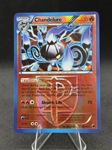 Chandelure 16/116 Plasma Freeze Reverse Holo Rare Pokemon Card TCG English NM - Picture 1 of 2