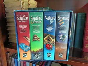 Encyclopedia Of Discoveries_4-Vol Box Set_Skywatching Science Nature Reptiles - Picture 1 of 9