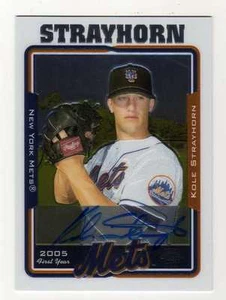 2005 Topps Chrome #230 Kole Strayhorn New York Mets Auto Autograph HBV$10 - Picture 1 of 1