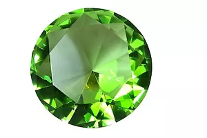 Tripact 100 mm Smaragd Hellgrün Kristall Diamant Juwel Briefbeschwerer 4 Zoll - Bild 1 von 1