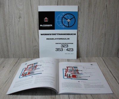 *IHC Werkstatthandbuch Hydraulik für Dieselschlepper 323 + 353 + 423* - Bild 1 von 2