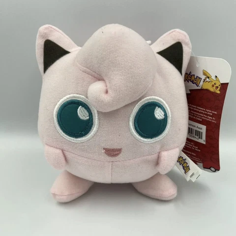 Official Licensed Nintendo Pokemon Jigglypuff 6" Plush Stuffed Animal Soft Doll Cover