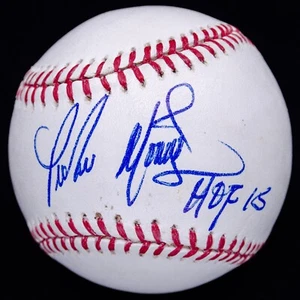 Pedro Martinez HOF 15 Signed OML 100 Year Fenway Logo Baseball JSA COA #AQ70937 - Picture 1 of 5